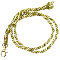 飾り紐　ゴールド白